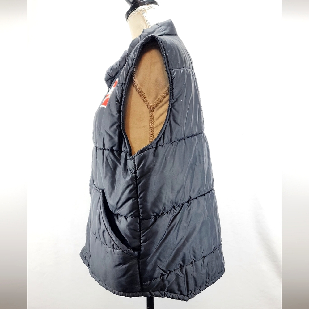 SWINGSTER 1988 Vintage, made in USA - Puffer patch vest, men's size L - Picture 3 of 8